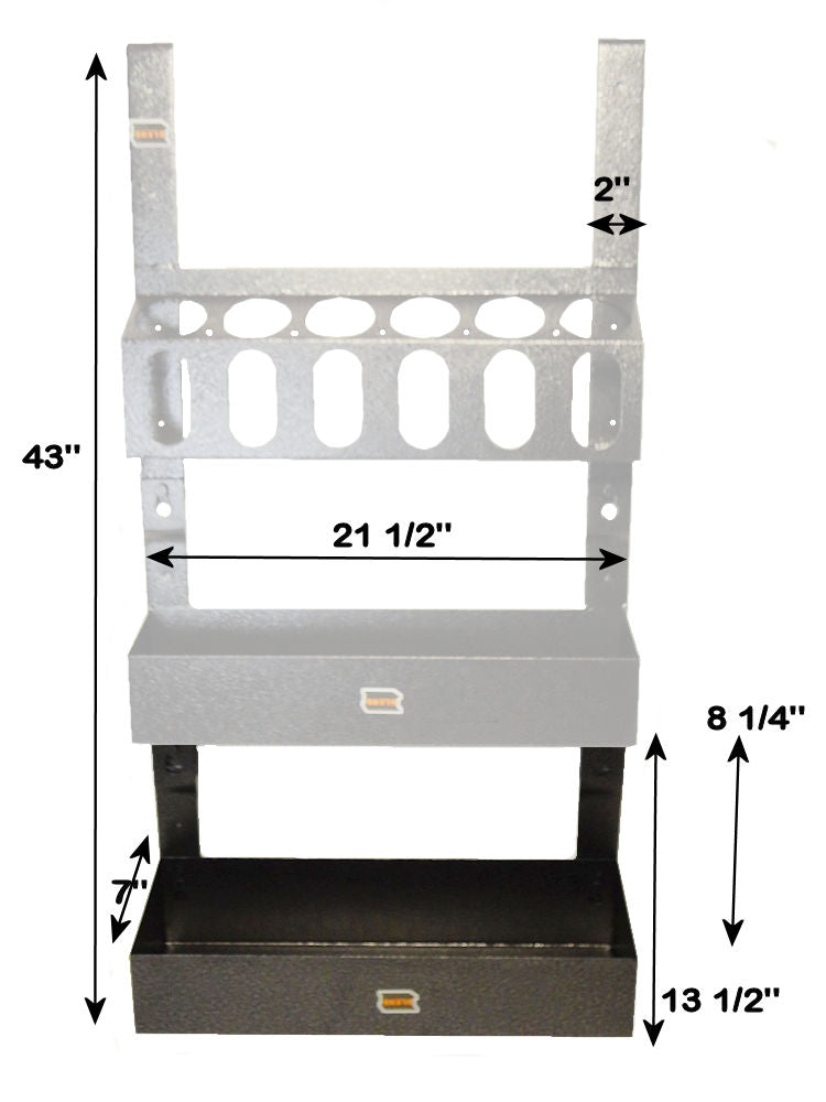 Rack'em Large Capacity Rack Bin - RA-10C