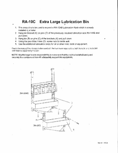 Rack'em Large Capacity Rack Bin - RA-10C