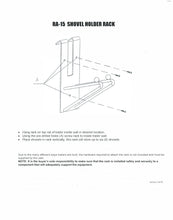 Load image into Gallery viewer, Rack&#39;em Shovel Rack - RA-15