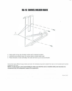 Rack'em Shovel Rack - RA-15