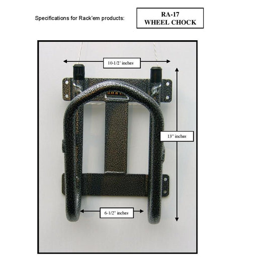 Rack'em Motorcycle Wheel Chock - RA-17