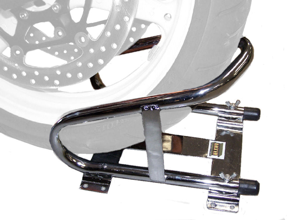 Rack'em Stainless Steel Motorcycle Wheel Chock | RA-17S – Rondo Truck ...