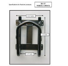 Load image into Gallery viewer, Rack&#39;em Stainless Steel Motorcycle Wheel Chock - RA-17S