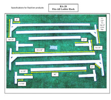 Load image into Gallery viewer, Rack&#39;em Fitz-All Trailer Ladder Racks - RA-28