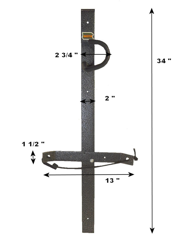 Rack'em Hedge Trimmer/Chain Saw Rack - RA-3