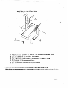 Rack'em Trim Line Rack - RA-9