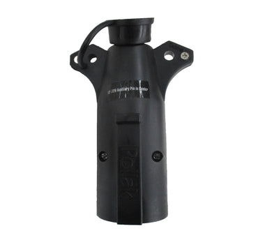 7-Way RV to 6-Round Adapter, Center Pin Aux. 12-729EP