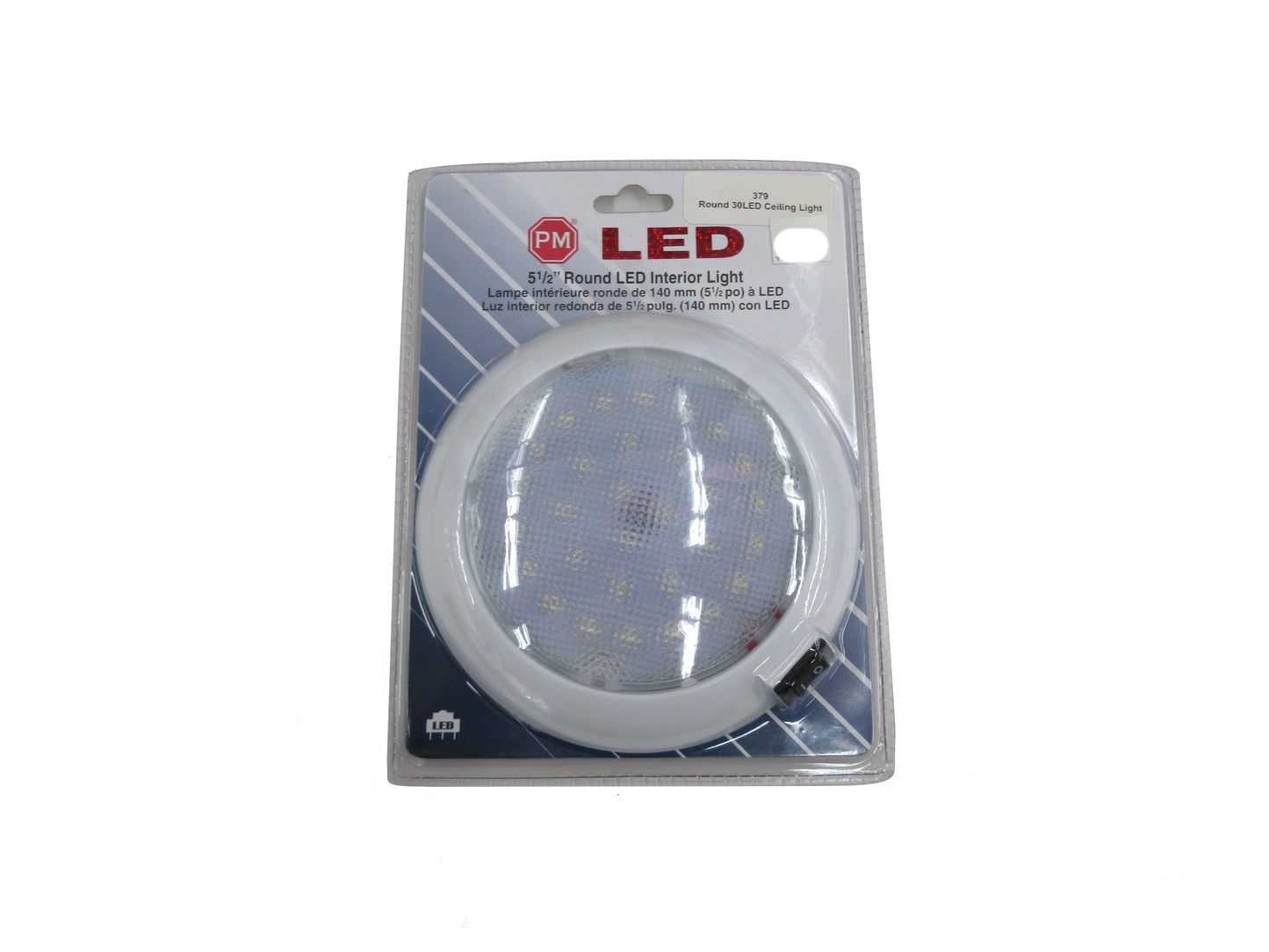 Round Interior Trailer Light - 379