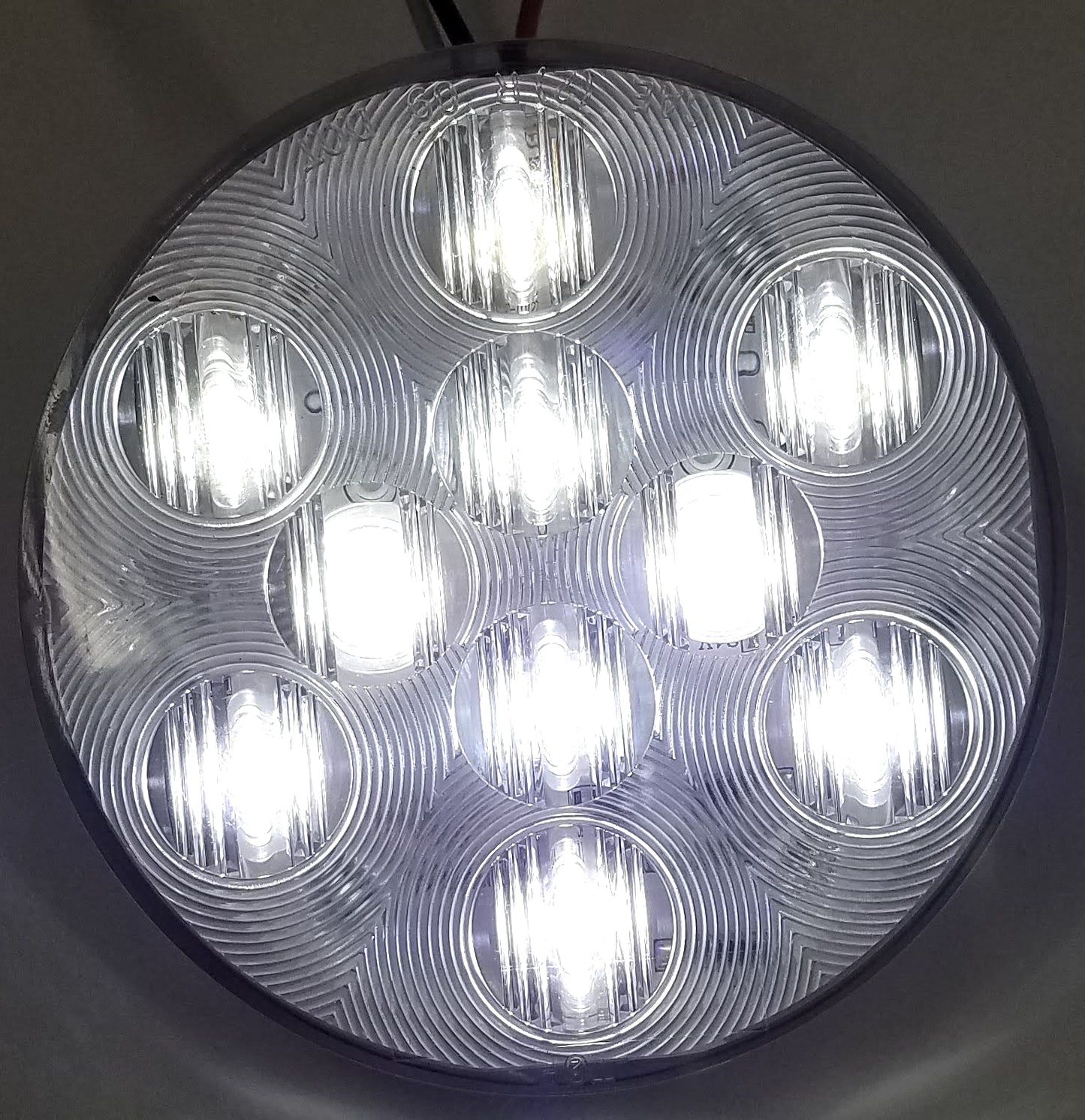 Trailer Back-Up Light - White LED - 4" Round -  BUL-11CB *** FREE SHIPPING ***