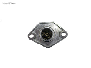 Vehicle End 6 Round Pin Plug 11-609EP