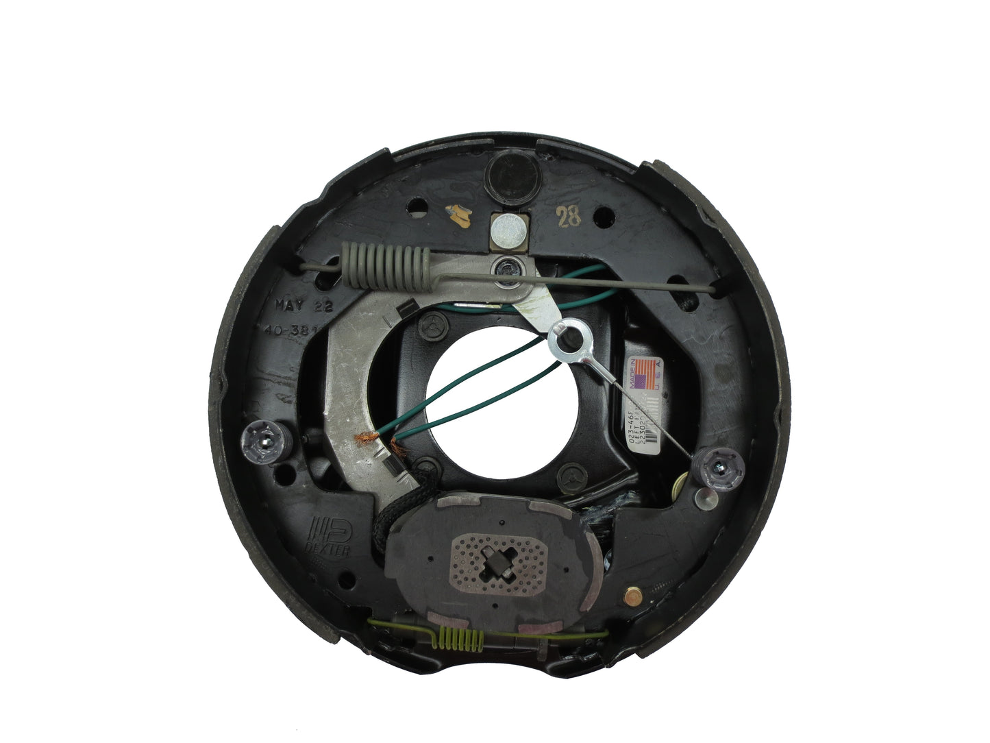 Dexter Electric Brake Assembly 10 In. x 2.25 In. 3.5k Nev-R-Adjust LH & RH Pair - 23-468, 23-469