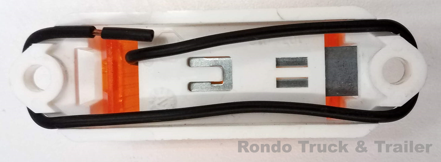 Trailer Clearance Light - Incandescent - Amber Lens - 107WA