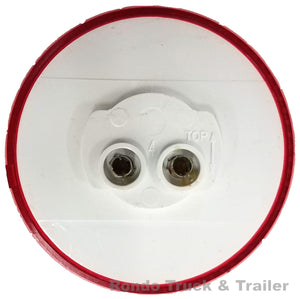 Trailer Clearance Light Reflector - Red Incandescent - 2.5" Round - 143R