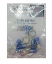 Load image into Gallery viewer, 16-14 GA Blue Nylon Rings Terminal,  5/16&quot;, NRB516-Q