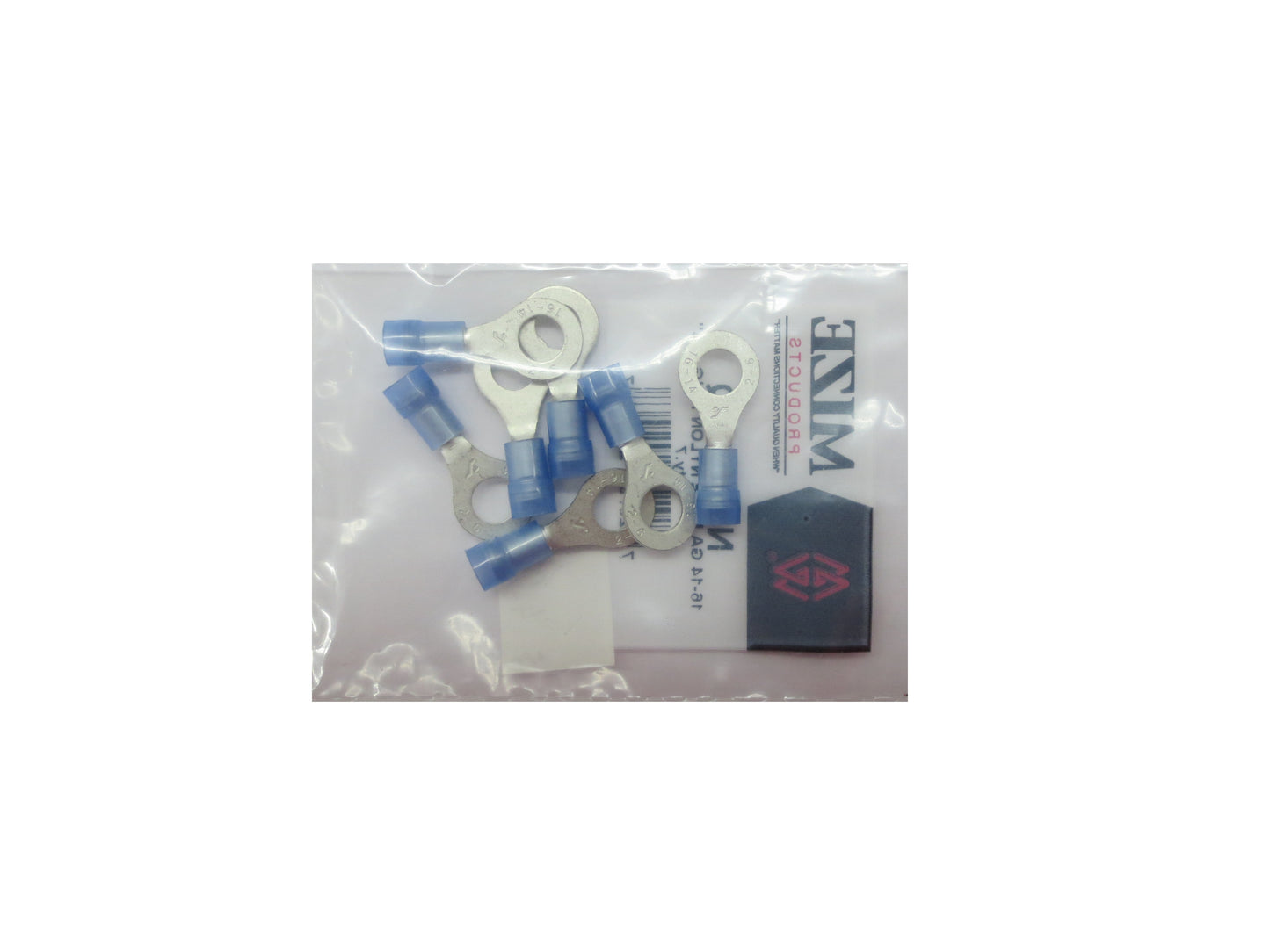 Electrical, 16-14 GA Blue Nylon Rings, 1/4", Pkg. 7 - NRB14-Q