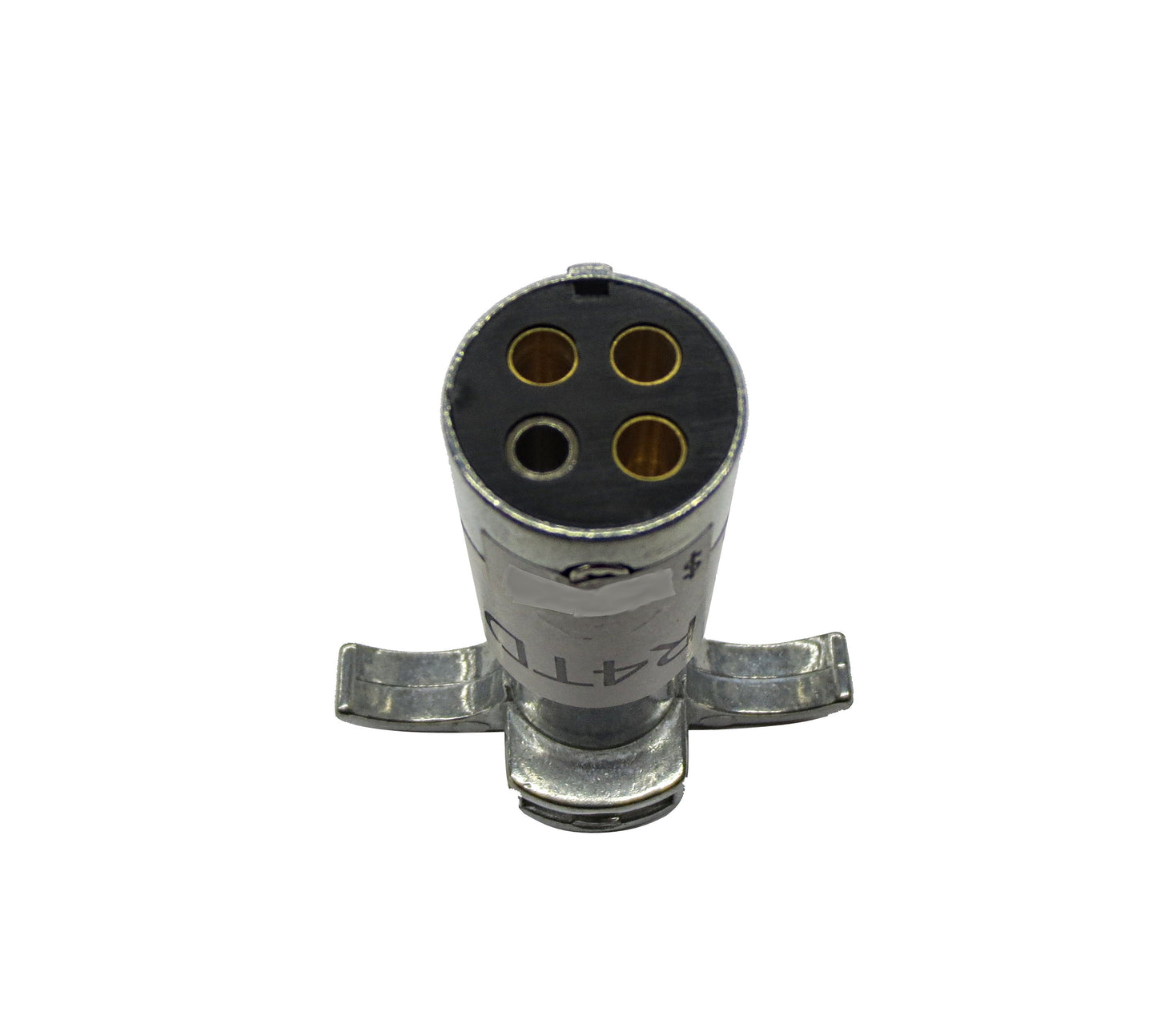 4-Way Round Trailer End Plug - R4TD