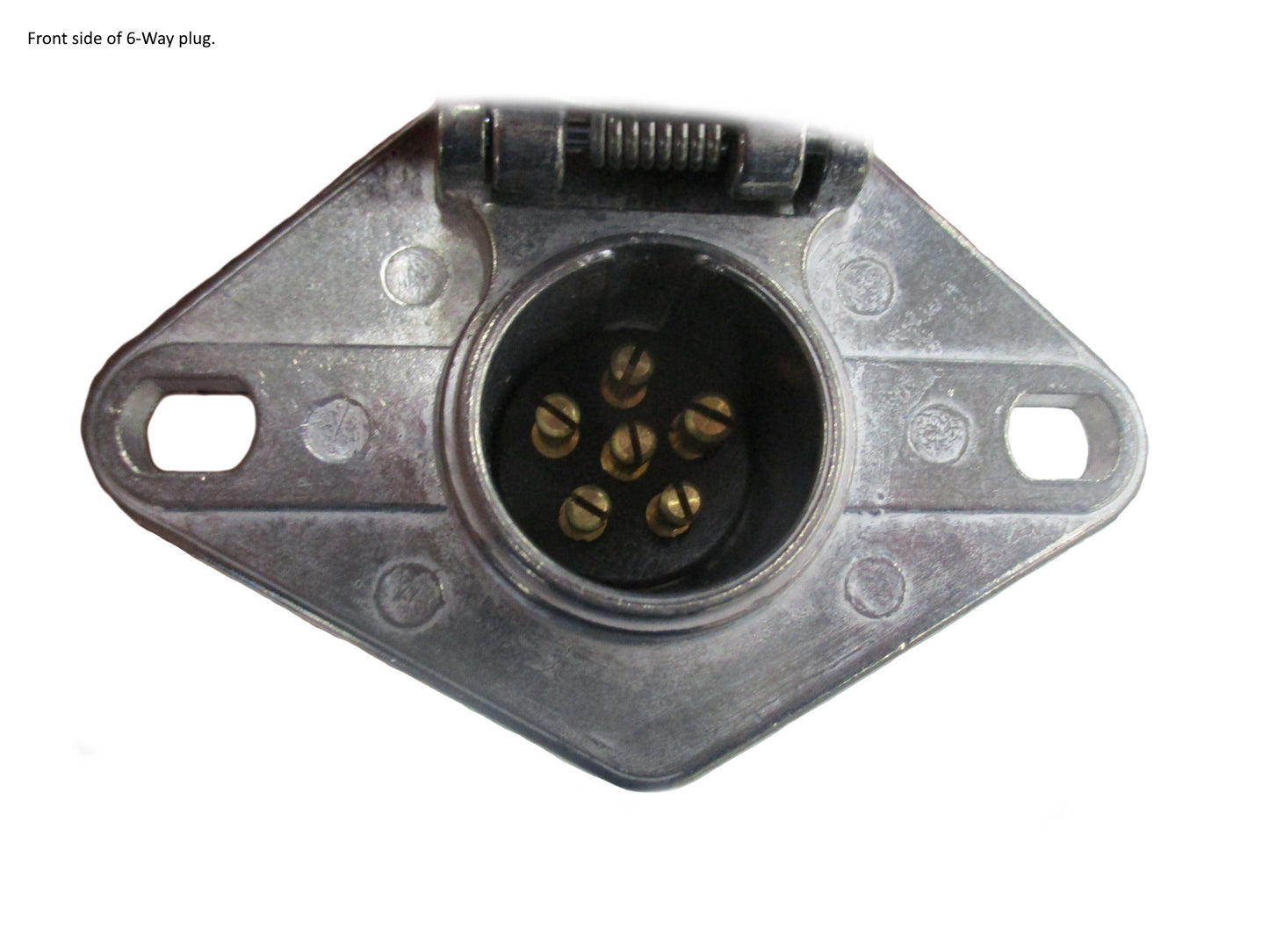 Vehicle End 6 Round Pin Plug - 11-609EP