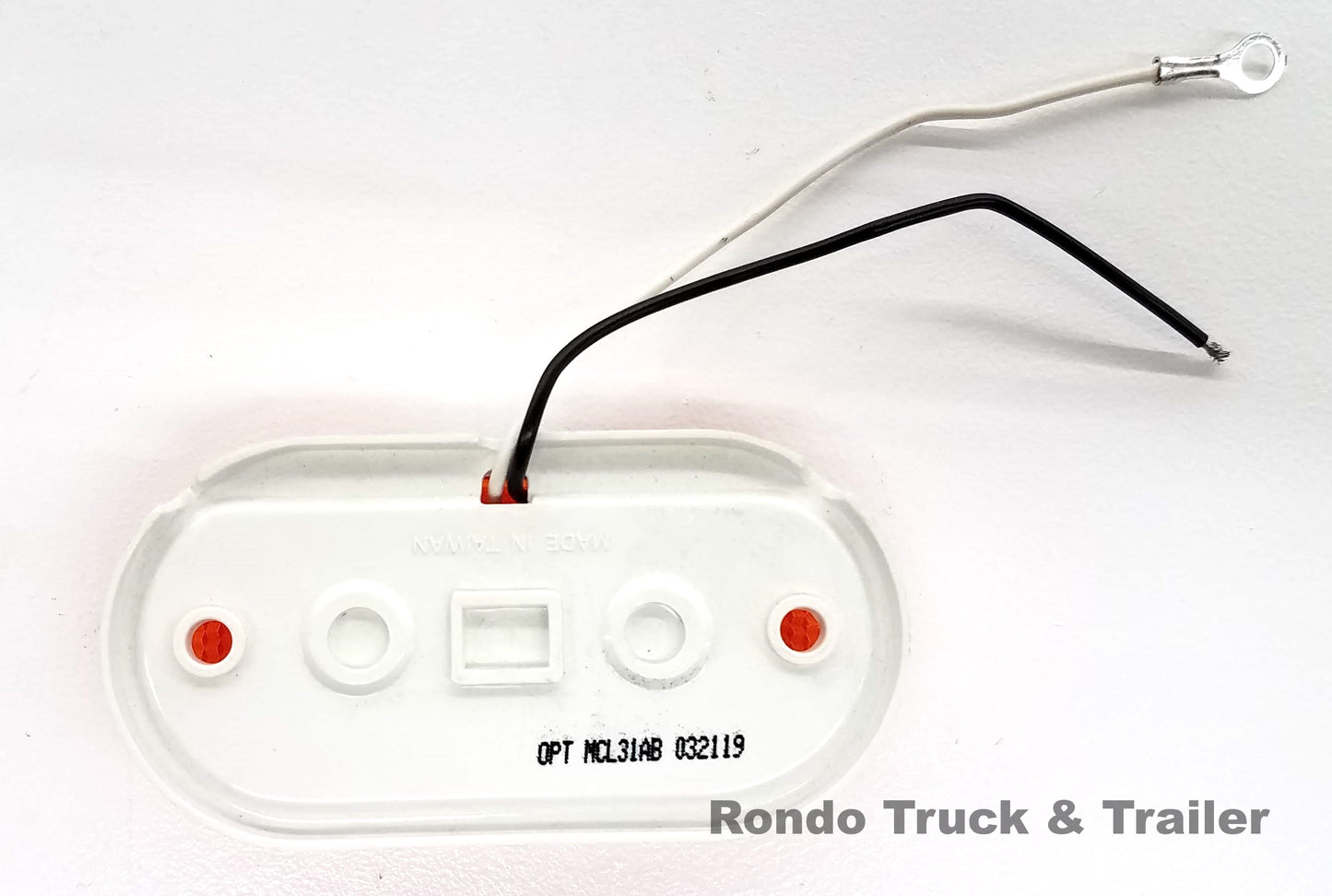 Amber Oval Clearance / Marker Light, LED, MCL-31AB