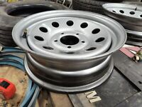 New Trailer Small GM Steel Silver Mod 15" Wheel 5 LUG Rim 5 on 4.75 Wheel