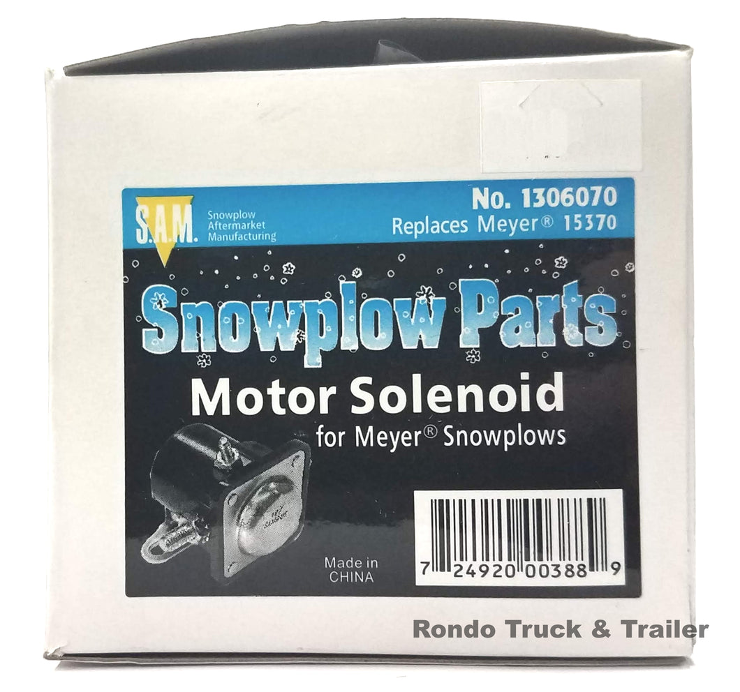 Replacement Snowplow Motor Solenoid for Meyers Plow 1306070 15370