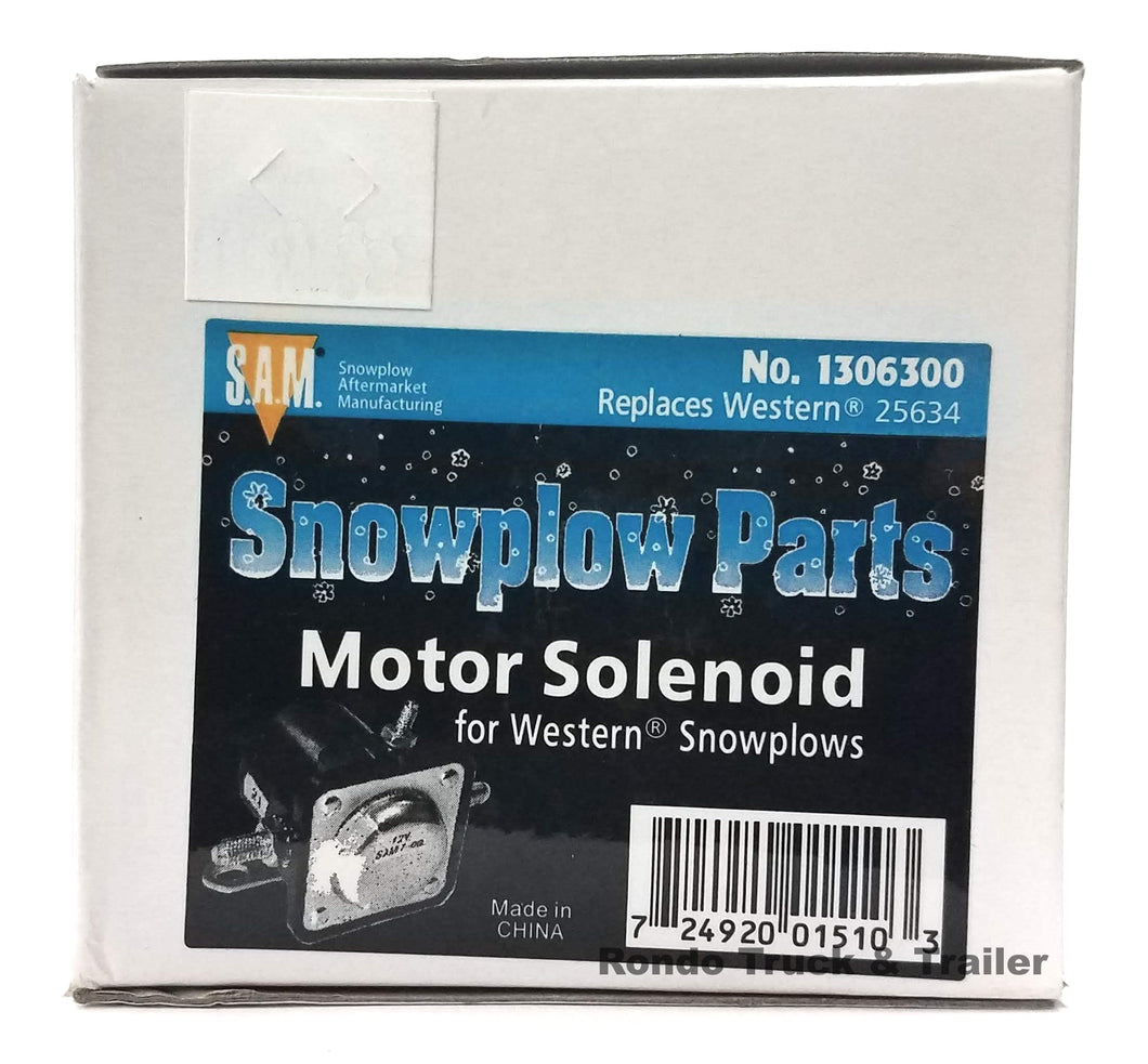 Replacement Snowplow Motor Solenoid for Western Plows 1306300 25634