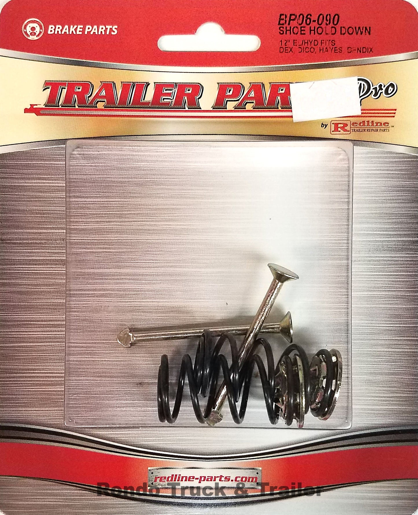 Brake Shoe Hold Down Springs for 12" x 2" Hydraulic/Electric BP06-090