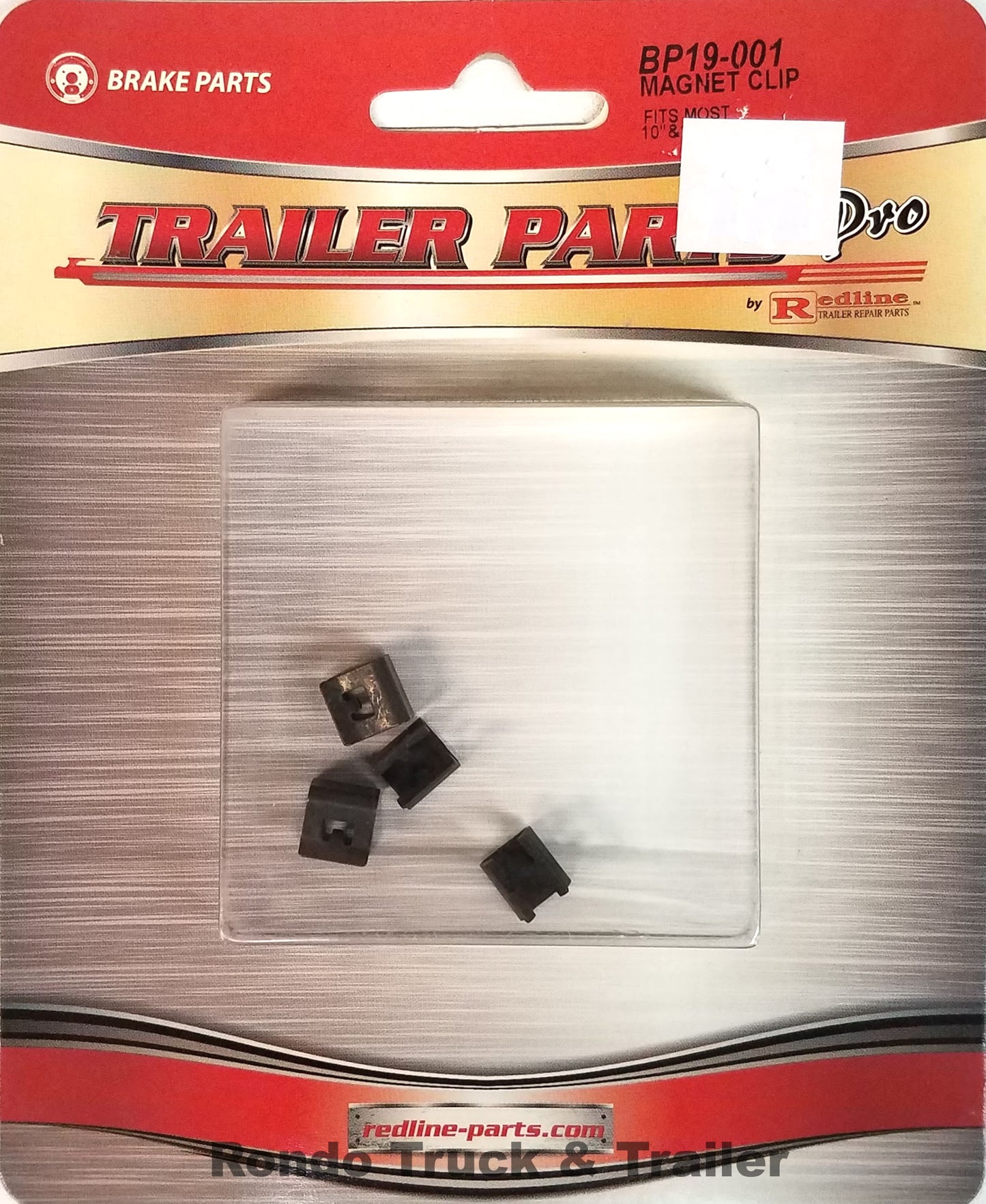 Brake Magnet Retainer Clips, 10" & 12" Brake Assemblies - BP19-001