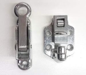 2" Door Holder, Aluminum Hook and Keeper, I-DHB-AL-2