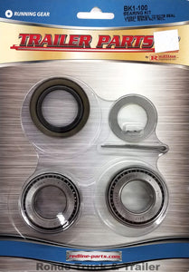 2,000 #, 2K, Axle Bearing Kit w/L44643 Bearings - BK1-100