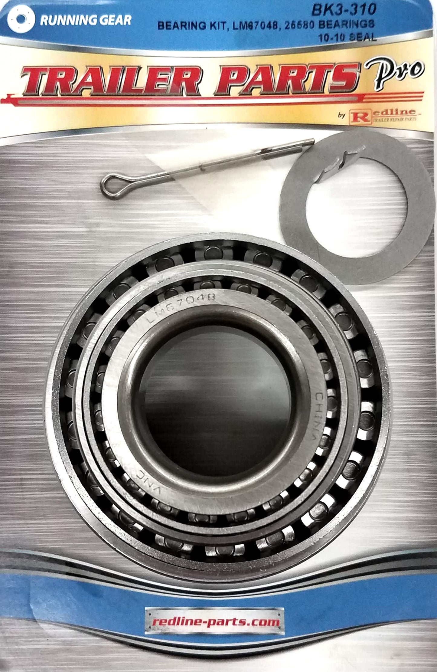 5,200#,  5.2K, Axle Bearing Kit w/2.125" Seal BK3-310