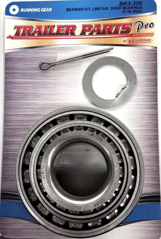5,000#, 5K,  Axle Bearing Kit w/2.25" Seal BK3-300