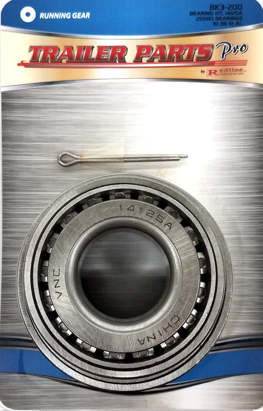 6,000-7,000#, 6 - 7 K, Axle Bearing Kit w/2.25" Seal BK3-200