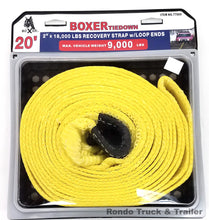 Load image into Gallery viewer, 20&#39; Recovery / Tow Strap With Loop End 77069