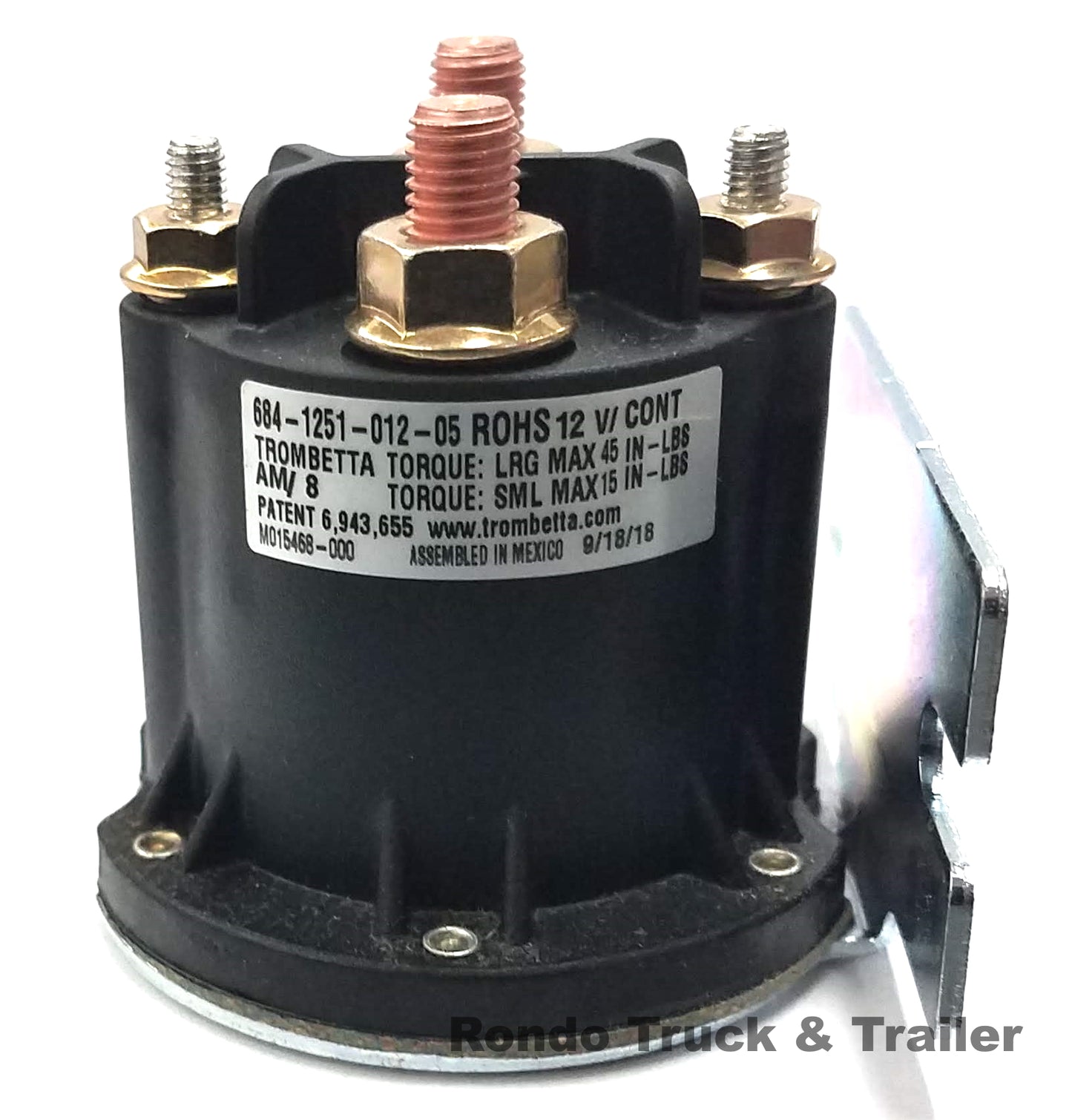 Trombetta 12V 4-Post Motor Solenoid, 38350015