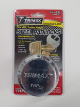 Load image into Gallery viewer, Hockey Puck Trailer Hasp Padlock - Fits All Trailer Hasps - THPXL