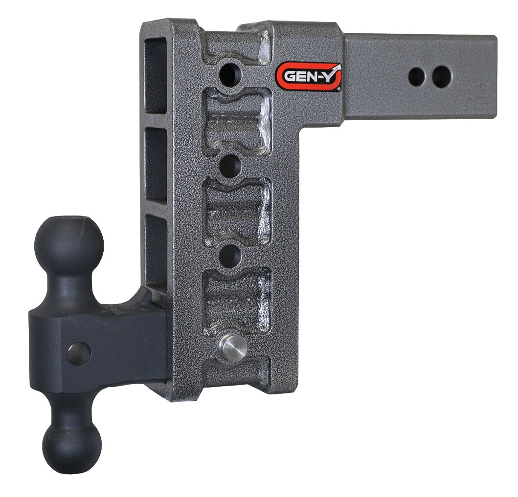 Gen-Y Mega-Duty Hitch, 9" Drop/Raise, 4-Position, 3" Shank, 35k  GH-1724