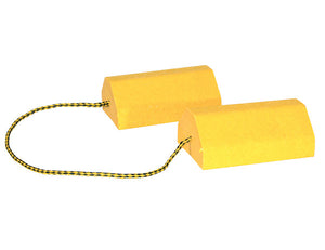 Yellow Wheel Chock Set with 32 3/4" Rope WC9642Y