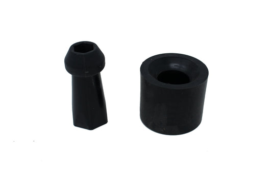 Trailer Door Holder, 2" Plastic Stem with Rubber Socket DH39R
