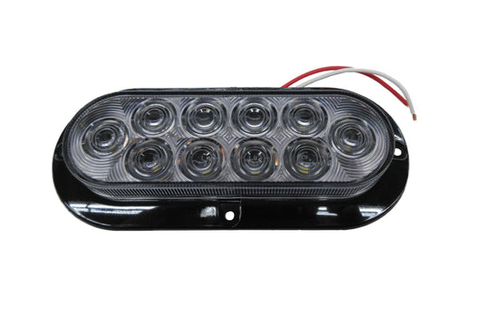 Clear 6" Oval LED Trailer Light BUL-78CB