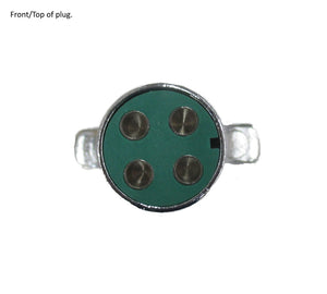 4-Pin Round Trailer Side Plug 11-409