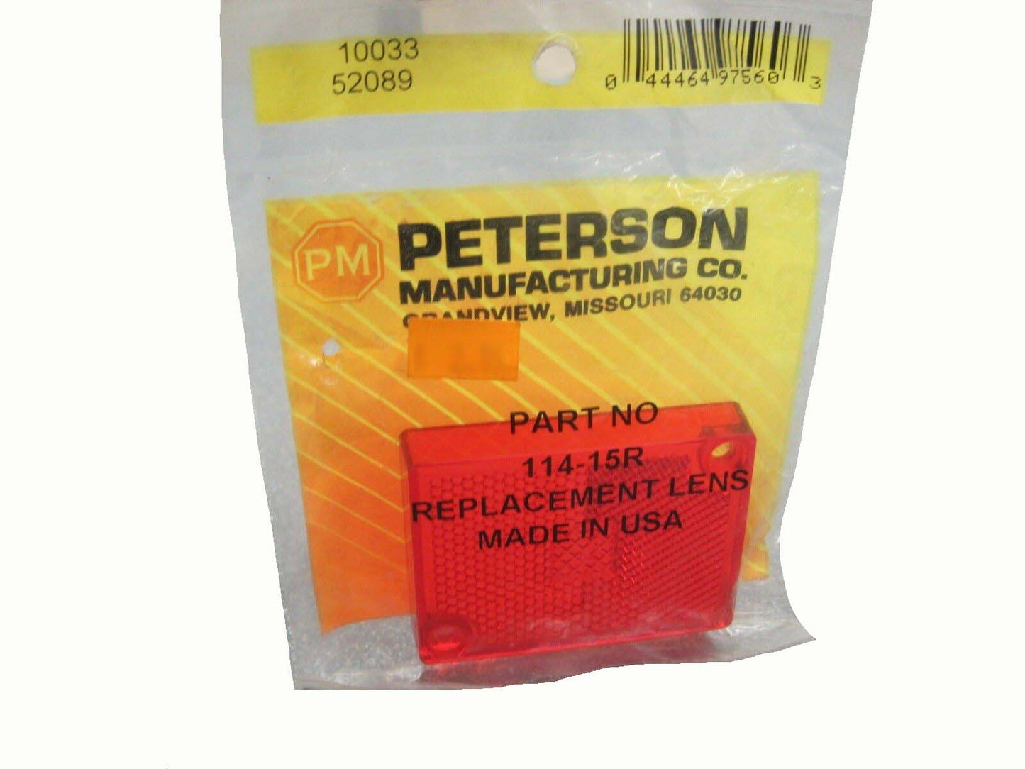 Red Clearance / Marker Light Lens - 114-15R