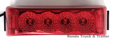 Micro-Flex Thinline Marker Light Kit, Red, LED - MCL-63RBK