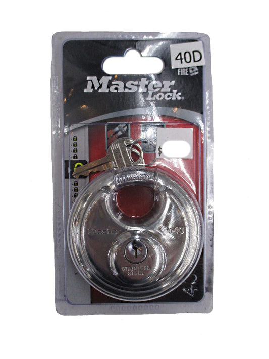 Disc Padlock Masterlock, 3/8" Shackle - 40D