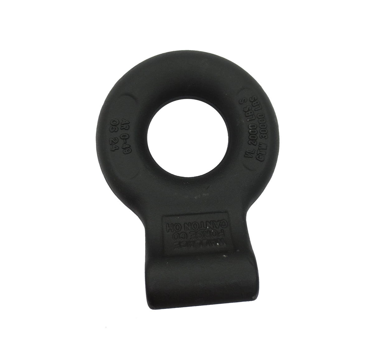 Wallace Forge - Trailer Hitch Channel w/ Pintle Eye | 6 Hole Dico Wallace Forge - Trailer Hitch Channel w/ Pintle Eye | 6 Hole Dico