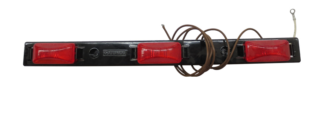 Red ID Light Bar, 3 Light, MC-93RB