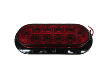 Load image into Gallery viewer, Red 6&quot; Oval Stop / Turn / Tail Light Surface Mount STL-78RB