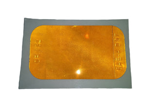 Reflector, 3.5" Amber Rectangular, Stick On 5623521