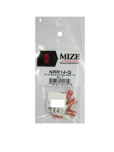 22-16 GA Red Nylon Ring Terminal, 1/4", NRR14-Q
