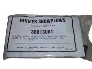 Hiniker Headlight Adapter Kit,GMC/Chevy 38813081