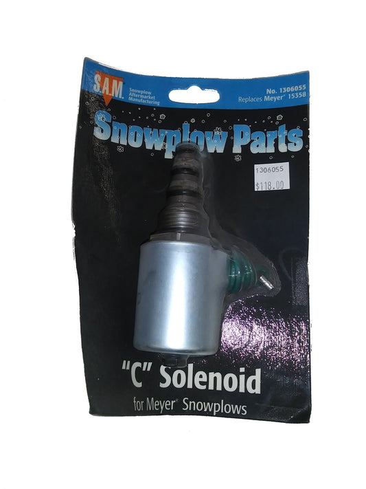 "C" Solenoid (Coil & Valve), 5/8" Stem, 15358C, 1306055